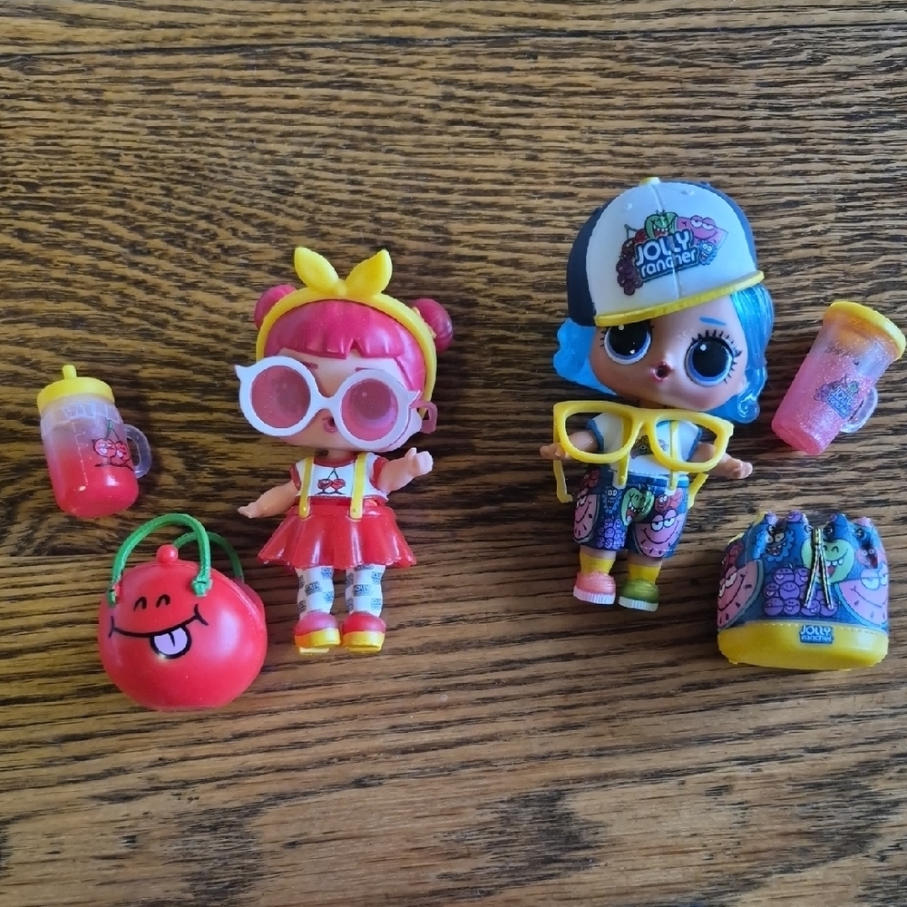 L.O.L. Surprise! Pink & Blue Jolly Rancher Mini Doll Duo with Accessories